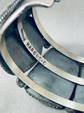 Best Vintage Native American Navajo Orvil Jack Mine Turquoise Sterling Silver Bracelet-Nativo Arts