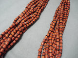 Newsworthy Santo Domingo Hand Spun Bead Necklace Native American-Nativo Arts
