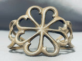Glorious Vintage Native American Navajo Sterling Silver Huge Bracelet-Nativo Arts