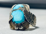 Morenci Teepee Vintage Native American Navajo Heavy 18 Gram Sterling Silver Ring Old-Nativo Arts