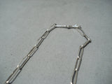 Expressive Navajo Sterling Silver Necklace Native American-Nativo Arts