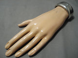 Important Vintage Navajo Dan Jackson Sterling Silver Native American Bracelet-Nativo Arts