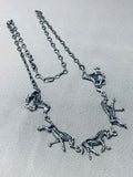 Horse Family Vintage Southwest Sterling Silver Necklace Old-Nativo Arts