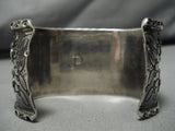 Snake Eyes Turquoise Vintage Zuni Native American Sterling Silver Bracelet-Nativo Arts