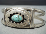 Mesmerizing Vintage Native American Navajo Royston Turquoise Sterling Silver Bracelet Old-Nativo Arts