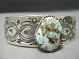 Important Dry Creek Turquoise Sterling Silver Native American Bracelet-Nativo Arts