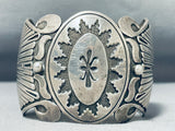 Astounding Vintage Native American Navajo Sterling Silver Bracelet-Nativo Arts