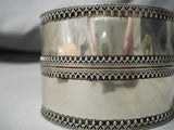 Wonderful Chavez Vintage Native American Navajo Sterling Silver Bangle Bracelet-Nativo Arts