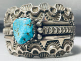 232 Gram Powerful Vintage Native American Navajo Turquoise Sterling Silver Bracelet Cuff-Nativo Arts