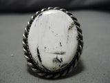 Amazing Vintage Native American Sterling Silver John Begay Ring-Nativo Arts