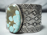 Sensational Navajo #8 Turquoise Mine Sterling Silver Bracelet Native American-Nativo Arts