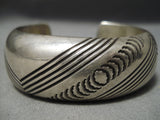 Quality Silver Work!! Vintage Native American Navajo Sterling Bracelet Cuff Old-Nativo Arts