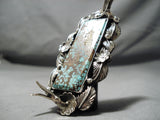 Wonderful San Felipe #8 Turquoise Sterling Silver Ring Native American-Nativo Arts