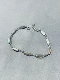 Amazing Native American Navajo Royston Turquoise Sterling Silver Link Bracelet-Nativo Arts