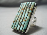 Exquisite Vintage Navajo Royston Turquoise Sterling Silver Ring Native American-Nativo Arts