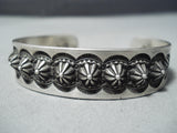 Deep Shell Eddy Smith Native American Navajo Sterling Silver Bracelet-Nativo Arts