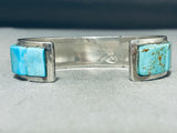 Enchanting Native American Navajo Turquoise Sterling Silver Bracelet-Nativo Arts