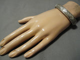 Superior Mike Tahe Vintage Navajo Sterling Silver Native American Bracelet-Nativo Arts