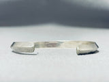 Incredible Vintage Native American Navajo Triangular Sterling Silver Bracelet-Nativo Arts