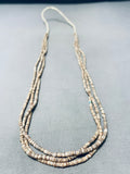 Native American One Single Turquoise Vintage Santo Domingo Heishi Necklace-Nativo Arts