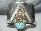 245 Gram San Felipe 8 Turquoise Sterling Silver Bracelet Native American-Nativo Arts