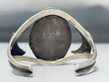 Museum Rare Turquoise Vintage Native American Navajo Sterling Silver Bracelet-Nativo Arts