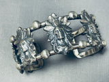 Chief Head Native American Sterling Silver Bracelet-Nativo Arts