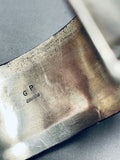 Grant Pawicki Astounding Vintage Native American Hopi Blue Diamond Sterling Silver Bracelet-Nativo Arts