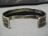 Important Vintage Native American Navajo Tom Moore Turquoise Sterling Silver Bracelet-Nativo Arts