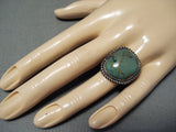 Exquisite Vintage Native American Navajo Royston Turquoise Sterling Silver Ring-Nativo Arts