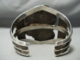 Museum Vintage Native American Navajo Old Morenci Turquoise Sterling Silver Bracelet Old-Nativo Arts
