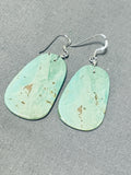 Native American Outstanding Santo Domingo Royston Turquoise Sterling Silver Earrings-Nativo Arts