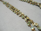 Native American One Of The Best Vintage Santo Domingo Royston Turquoise Sterling Silver Necklace-Nativo Arts