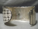 One Of The Most Unique Vintage Native American Hopi Sterling Silver Bracelet-Nativo Arts