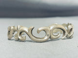 Incredible Vintage Native American Navajo Sterling Silver Vine Bracelet-Nativo Arts
