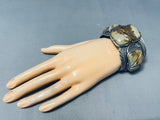 One Of The Best Ever Vintage Native American Navajo Royston Turquoise Sterling Silver Bracelet-Nativo Arts