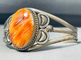 Stunning Native American Navajo Spiny Oyster Sterling Silver Bracelet-Nativo Arts