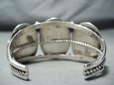 Important Verdy Jake Vintage Native American Navajo #8 Turquoise Sterling Silver Bracelet-Nativo Arts