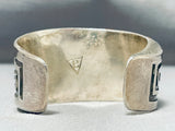Best Vintage Native American Navajo 3d Coral Sterling Silver Inlay Bracelet-Nativo Arts