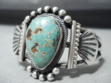 Important Vintage Native American Navajo Royston Turquoise Sterling Silver Bracelet-Nativo Arts