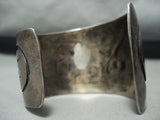 Important Vintage Native American Navajo Overlay Turquoise Sterling Silver Bracelet-Nativo Arts