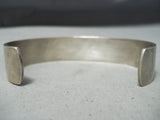 Superior Vintage Hopi Sterling Silver Roadrunner Bracelet Native American Old-Nativo Arts