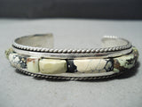 Native American Important Vintage Carlos Eagle Turquoise Sterling Silver Bracelet-Nativo Arts