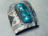 The Best Vintage Native American Navajo Virg Reeder Turquoise Sterling Silver Bracelet-Nativo Arts