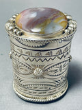 Native American Very Rare Vintage Ben Begaye (d) Sterling Silver Pillbox-Nativo Arts