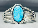 Birds Eye Spiderweb Turquoise Native American Navajo Sterling Silver Bracelet-Nativo Arts