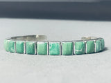 Important Federico Jimenez Turquoise Sterling Silver Bracelet-Nativo Arts