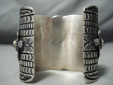 Best Important Darryl Becenti (d.) Lapis Native American Navajo Sterling Silver Bracelet-Nativo Arts