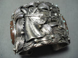 204 Gram Monster Horse Native American #8 Turquoise Sterling Silver Bracelet-Nativo Arts