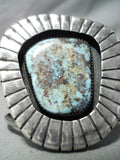 Rare Turquoise Vintage Native American Navajo Sterling Silver Bracelet-Nativo Arts